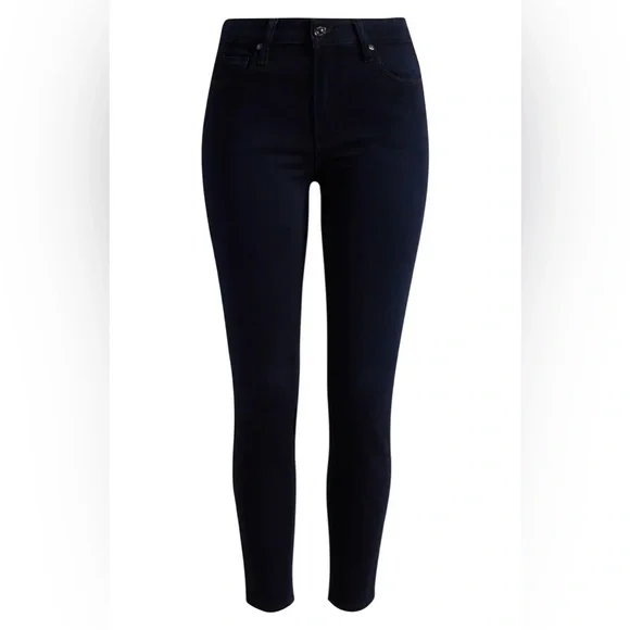 PAIGE Women's Hoxton Ankle Skinny Jeans in Black Size 32 - Picture 4 of 10